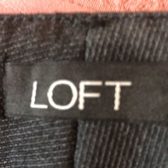 Ann Taylor loft charcoal Marisa trouser sz 6 / four pockets/ zipper/ belt loops - Picture 9 of 14